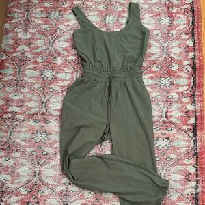 Abercrombie & Fitch Olive Jumpsuit